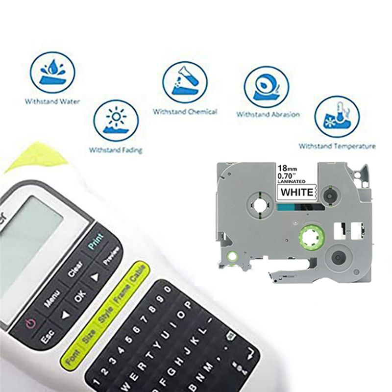 18Mm TZC Label Ribbon Label Pr - Label Printer Tape 评论和价格