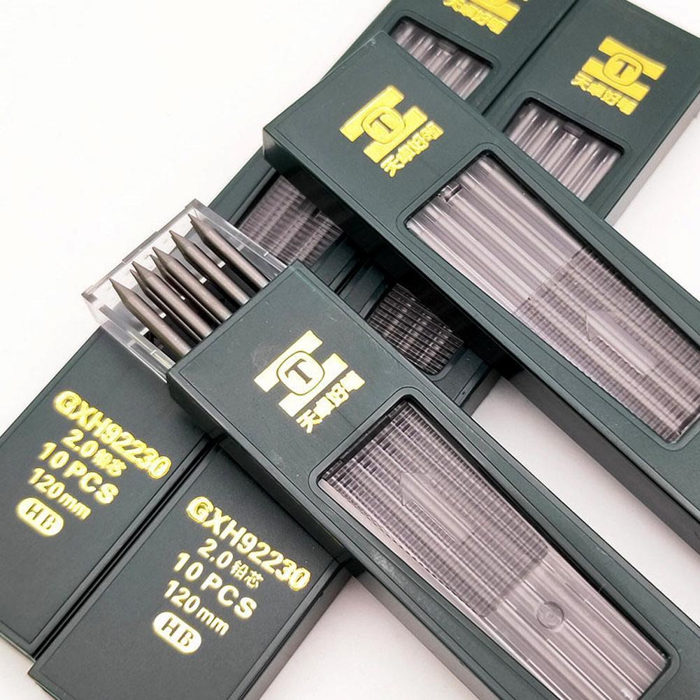 Hot 10Pcs/Box 2mm 2B HB Black  - Mechanical Pencil Lead 评论和价格
