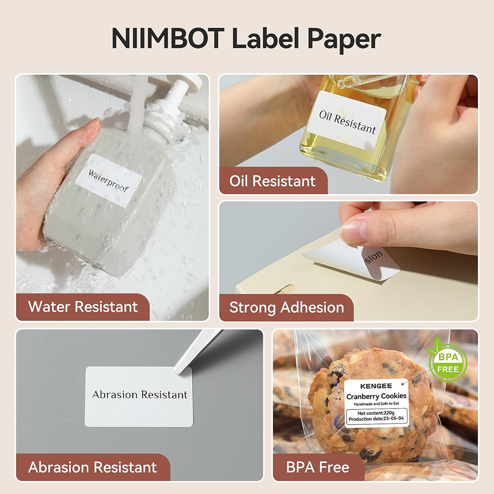 NIIMBOT Thermal Label for B1 B - Label Printer Tape 评论和价格