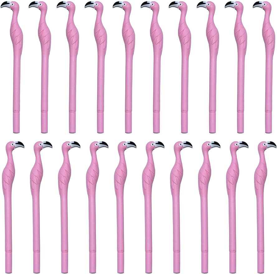 Cute Pink Flamingo Gel Pens Se - Gel Ink Pen Set 评论和价格