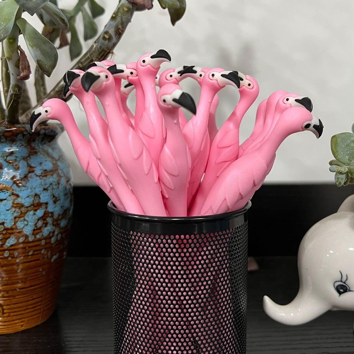 Cute Pink Flamingo Gel Pens Se - Gel Ink Pen Set 评论和价格
