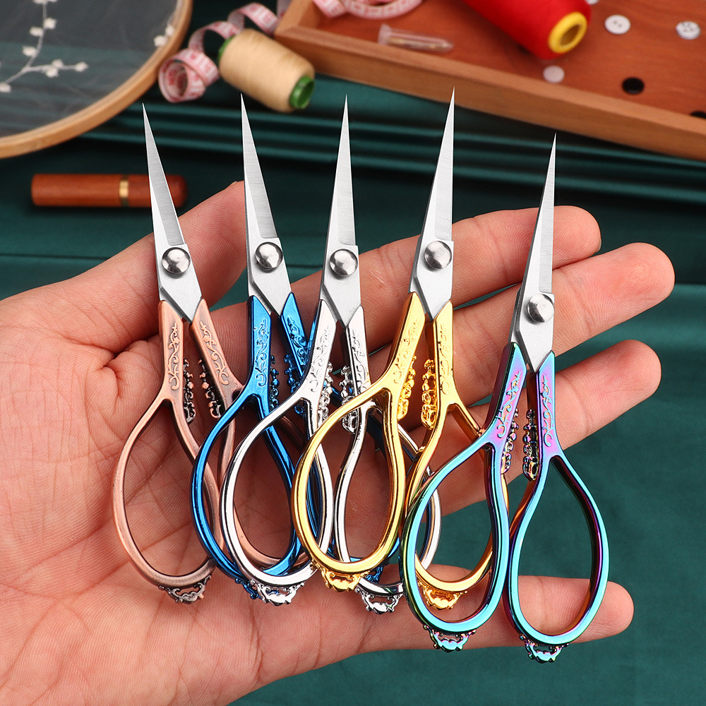 Retro Cross Stitch Scissors An - Scissors Stainless Craft 评论和价格