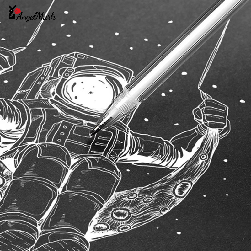 White Gold Silver Classic High - Gel Ink Pen Set 评论和价格