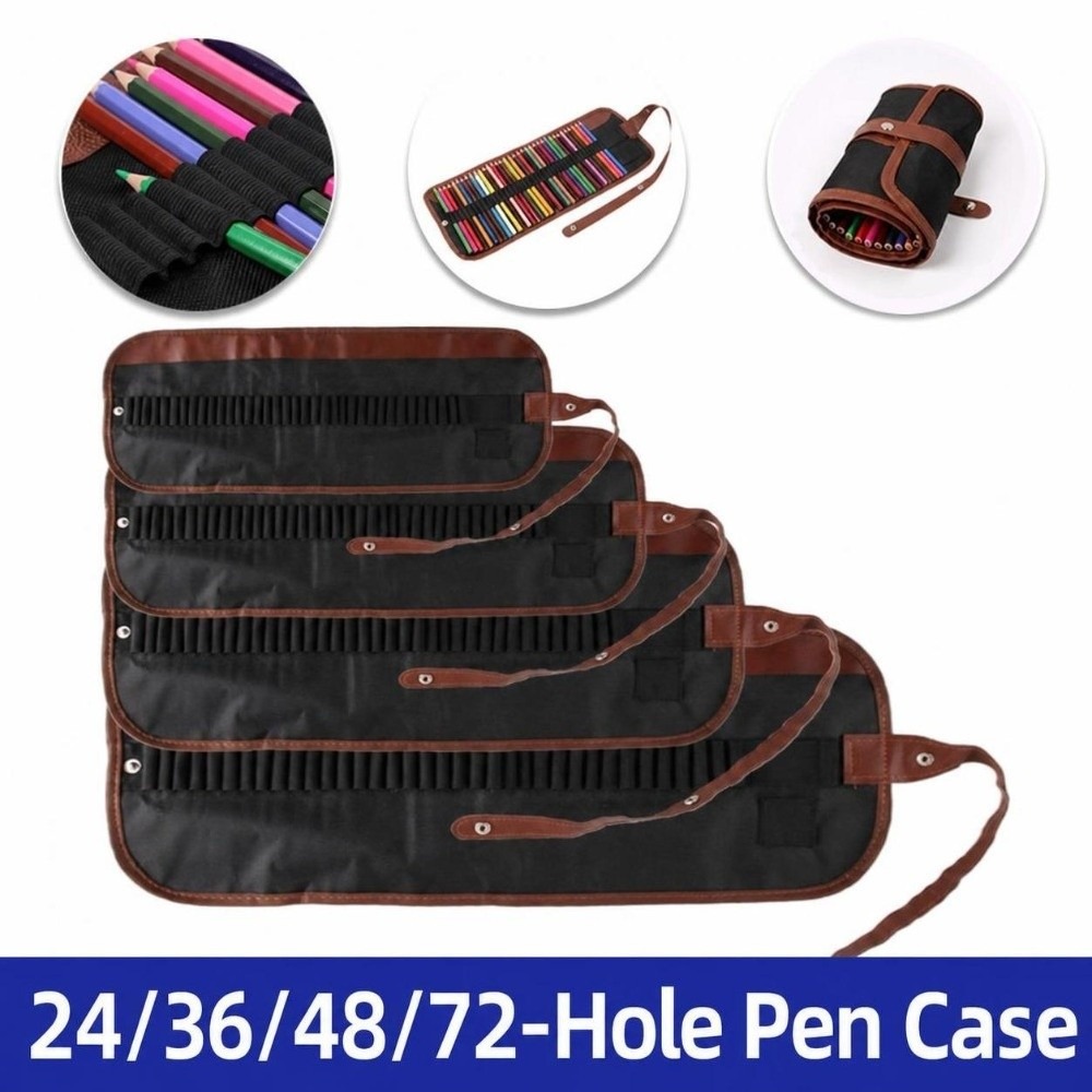 24/36/48/72 Slots Roll Up Penc - Pencil Case Large 评论和价格