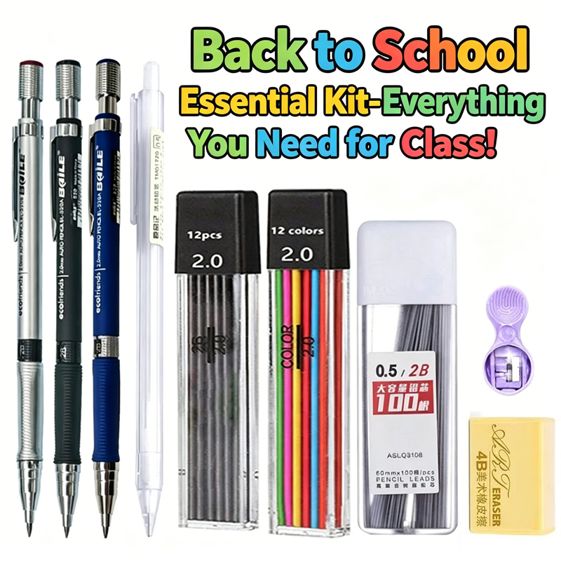2-9PCS Mechanical Pencil Set 2 - Staedtler Pencil Lumocolor 评论和价格