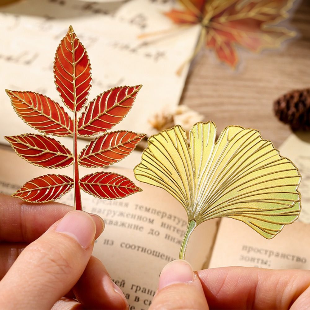 Metal Leaves Bronzing Bookmark - Stationery And Office Supply Chain 评论和价格