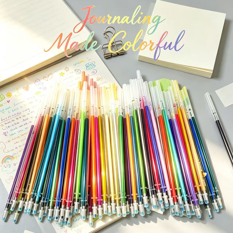 12-100pcs Glitter Pen Refills  - Gel Ink Pen Set 评论和价格