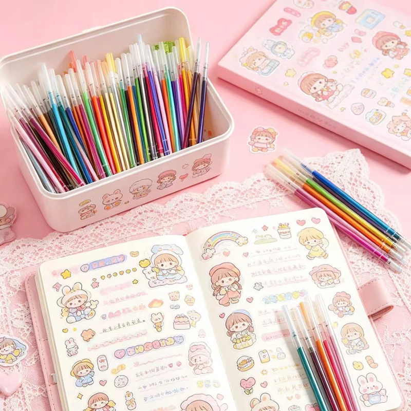 12-100pcs Glitter Pen Refills  - Gel Ink Pen Set 评论和价格