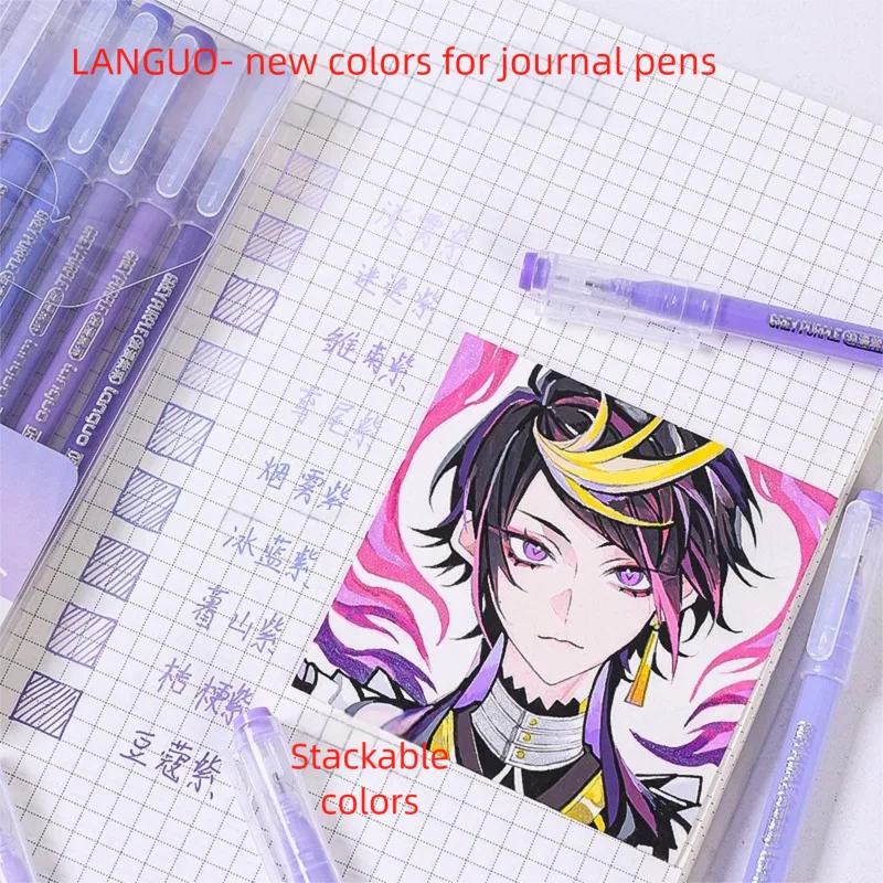 Languo 45/9 Colors Morandi Gel - Gel Ink Pen Set 评论和价格