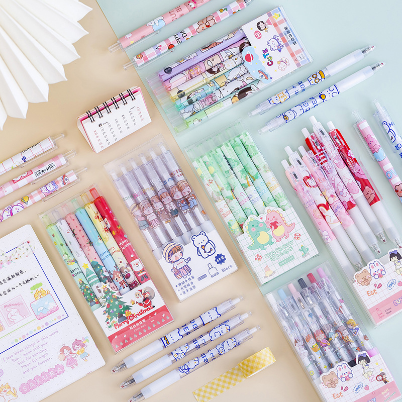 Zoecor 6pc/Lot Kawaii Gel Pen  - Gel Ink Pen Set 评论和价格