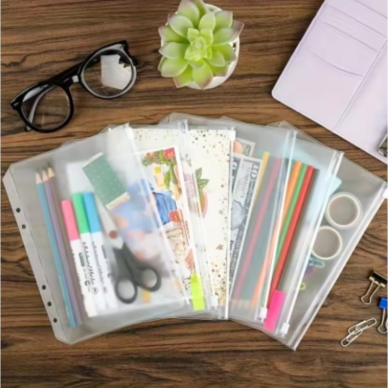 10Pcs Transparent PVC Zipper B - Portfolio Folder Zip 评论和价格